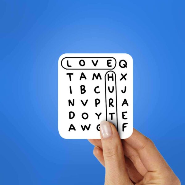 Love Hurts Sticker