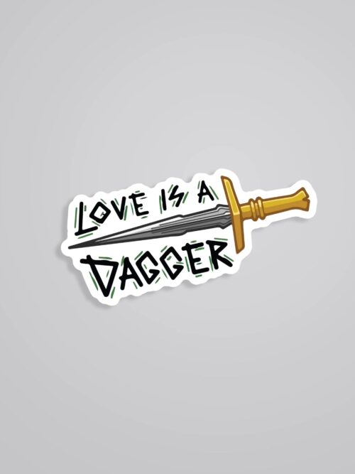 Love Is A Dagger Movies Stickers