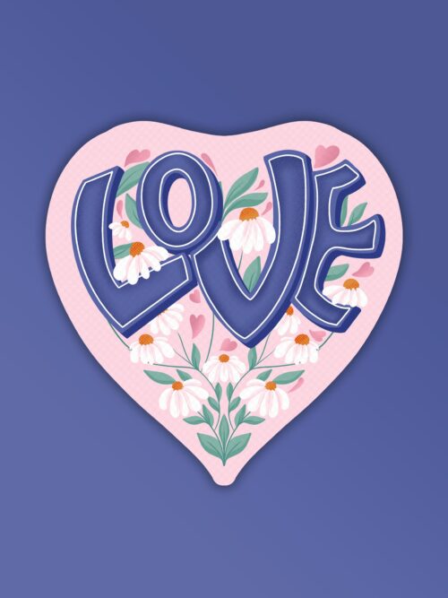Love Is In The Air Laptop Mobile Stickers