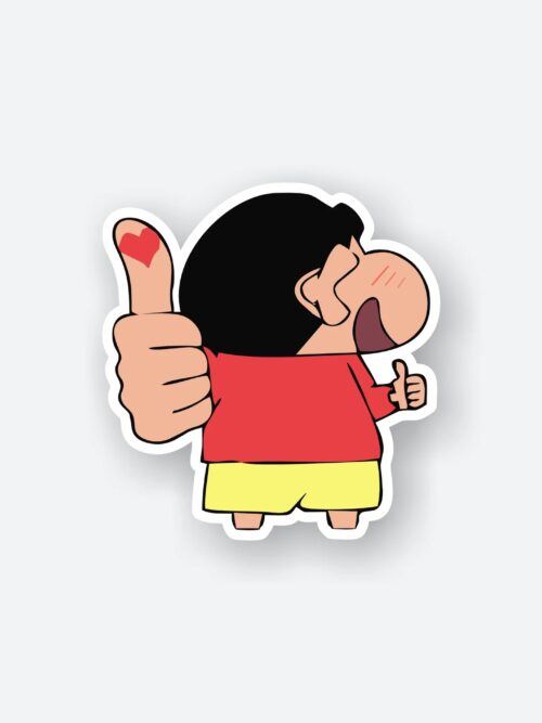 Love Shin Chan Sticker