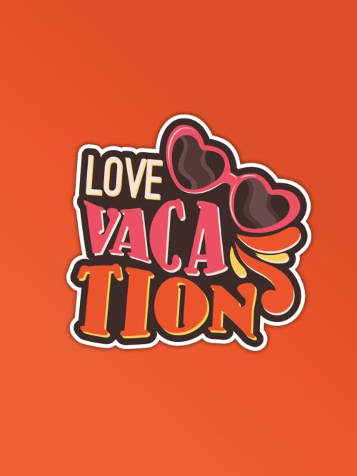 Love Vacations Sticker