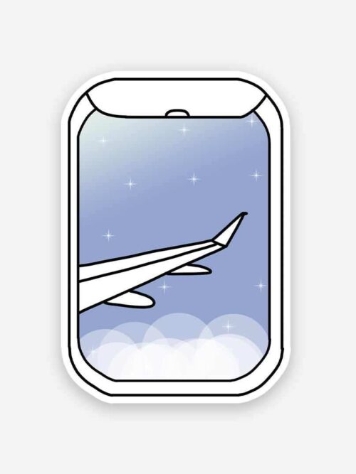 Love Me A Window Seat Sticker