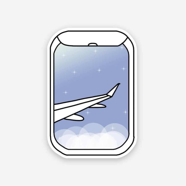 Love Me A Window Seat Sticker