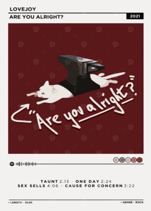 Lovejoy Are You Alright Music Poster