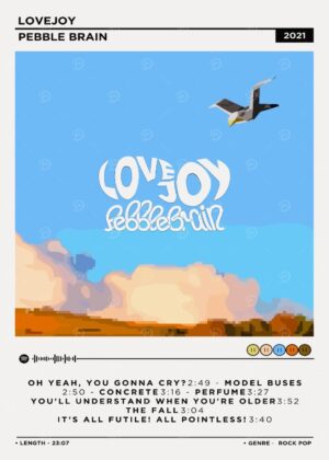 Lovejoy Pebble Brain Music Poster