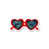 Loving You Was Red Sticker