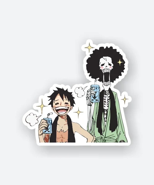 Luffy Brook Sticker