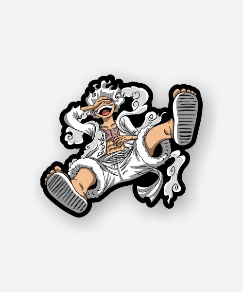 Luffy Gear 5 Awaking Laugh Sticker