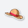 Luffy Hat Sticker