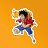 Luffy Red Hawk Sticker