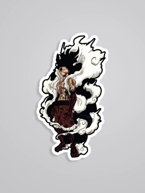 Luffy Snake Man Anime Stickers