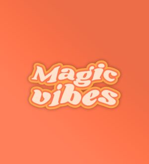 Magic Vibes   Mobile Laptop Sticker