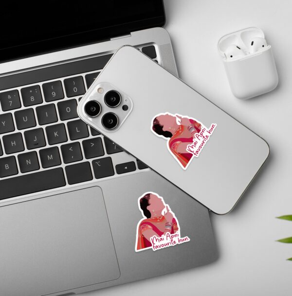 Mai Apni Favourite Hun Laptop Phone Sticker Mai Apni Favourite Hun Laptop Phone Sticker
