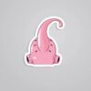 Majin Buu Minimalist Anime Stickers