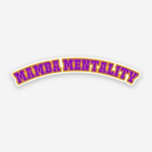 Mamba Mentality Sticker Mamba Mentality Sticker