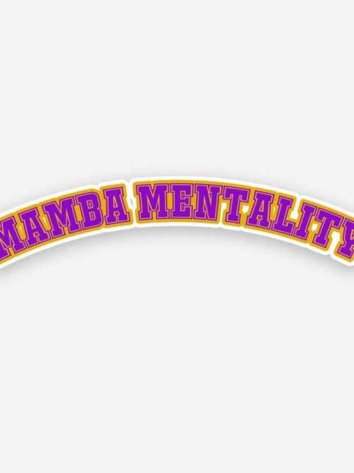 Mamba Mentality Sticker