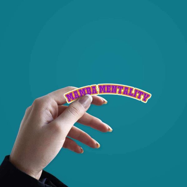 Mamba Mentality Sticker