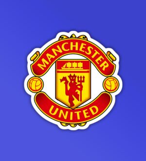 Manchester United Football Sticker