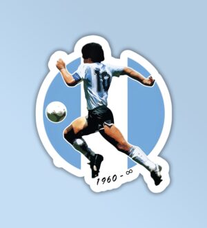 Maradona Football Sticker Maradona Football Sticker