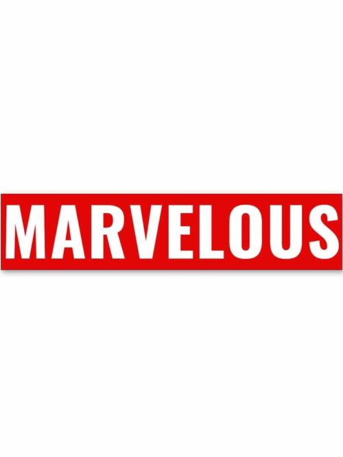 Marvelous Sticker