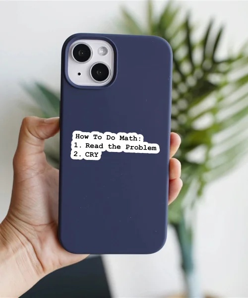 Math Sarcastic Joke Sticker
