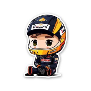 Max Verstappen Chibi Sticker Max Verstappen Chibi Sticker