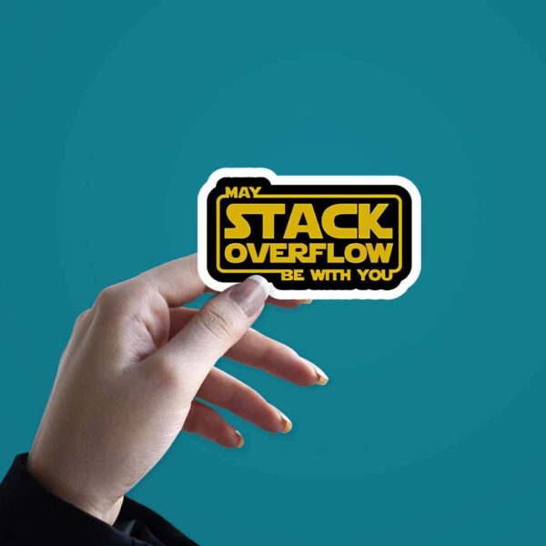 May Stack Overflow Sticker May Stack Overflow Sticker