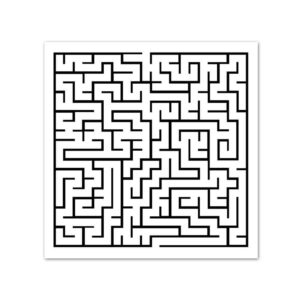 Maze Sticker