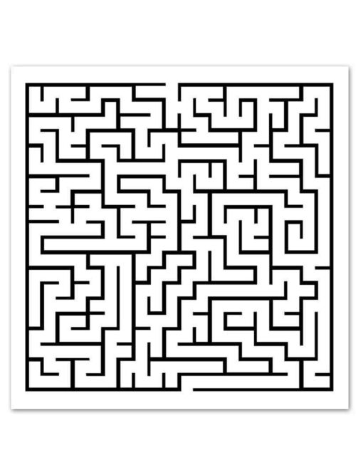 Maze Sticker
