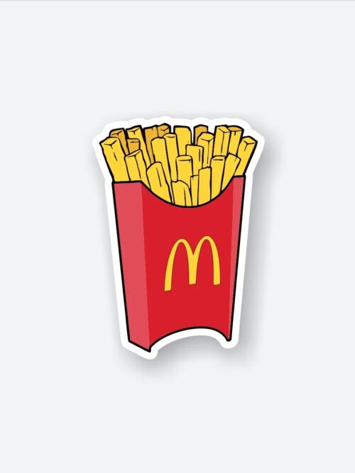 Mc Donalds Fries Sticker
