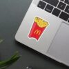 Mc Donalds Fries Sticker