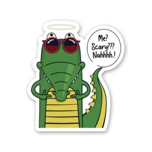 Me Scary Sticker Me Scary Sticker