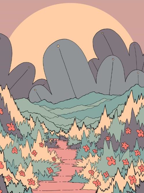 Meadow Lands Spring Vibes Poster