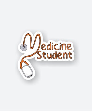 Medicine Student Sticker