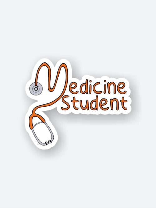 Medicine Student Sticker