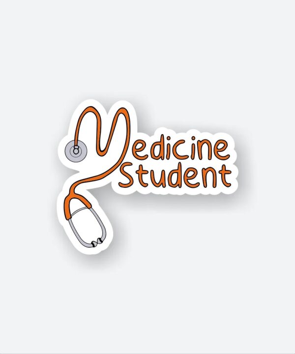 Medicine Student Sticker
