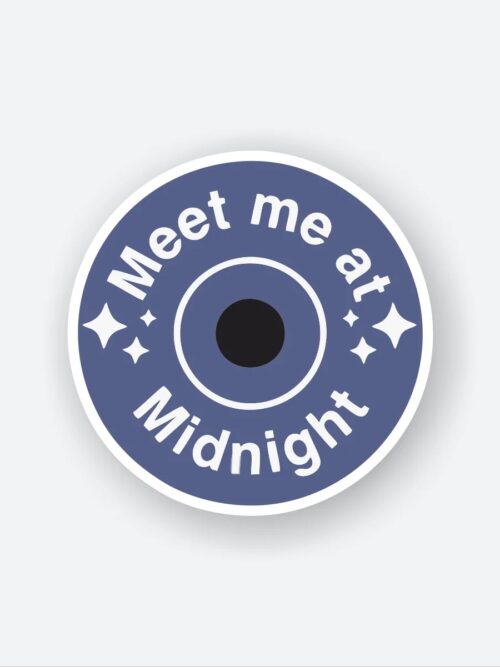 Meet Me At Midnight Sticker