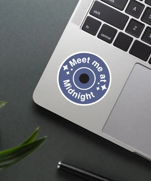 Meet Me At Midnight Sticker