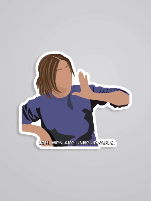 Men Are Unbelievable TV Shows Stickers
