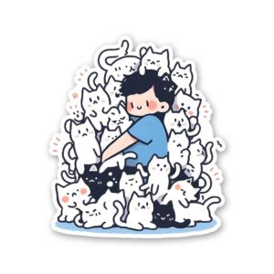 Meow Mountain Sticker Meow Mountain Sticker