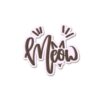 Meow Sticker