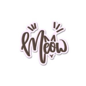 Meow Sticker Meow Sticker