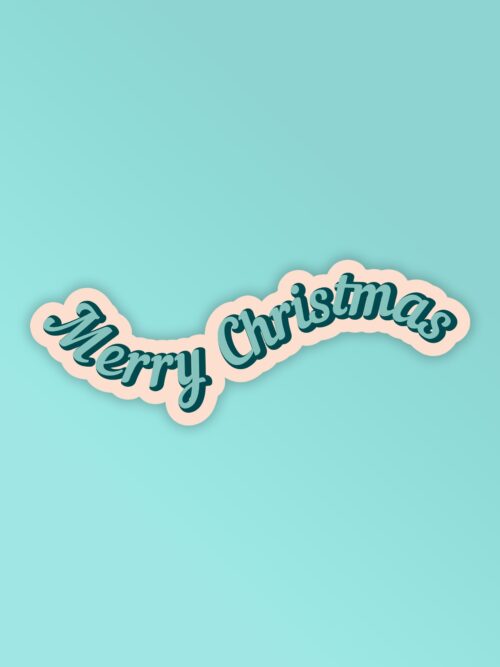Merry Christmas   Laptop Mobile Stickers
