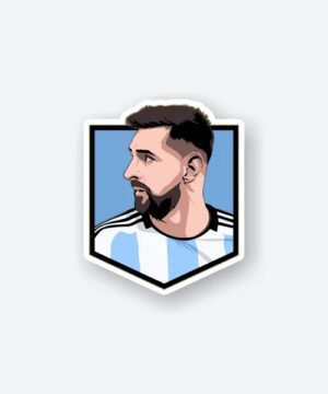 Messi Argentina Sticker