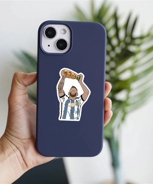 Messi Celebrating Sticker