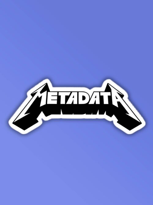 Metadata Programmer Coding Sticker