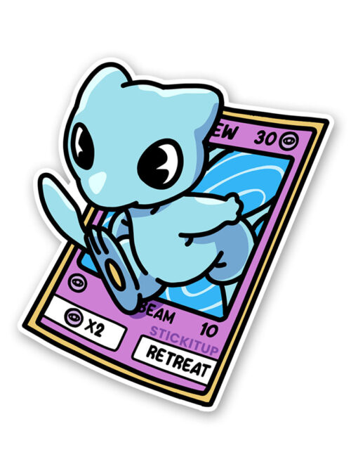 Mew Card Sticker