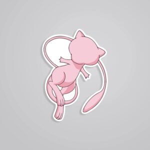 Mew Psychic Pokemon Anime Stickers