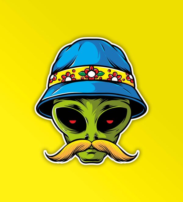 Mi Amigo Alien Sticker Mi Amigo Alien Sticker