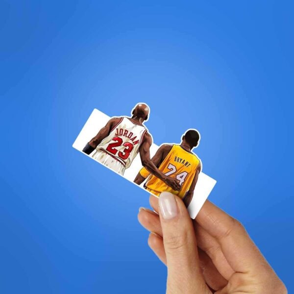 Michael Jordan Kobe Bryant Sticker